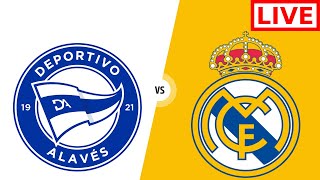 Alaves vs Real Madrid Live Stream  LALIGA 2023  Full Game Play  Football [upl. by Intruok]