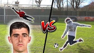 F2 SHOOTING VS COURTOIS 💥⚽️🥅  Billy Wingrove amp Jeremy Lynch [upl. by Keli299]