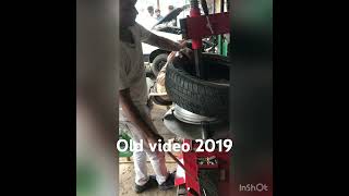 Tyre machine se kisi khulte hai 🛞🗜️🛞 [upl. by Rolyab]