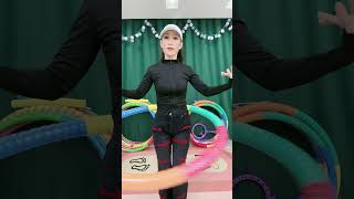 Spin the hula hoop and get rid of your big belly and waist easily and get in good shape [upl. by Eitac]