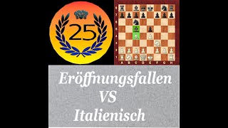 italienische Eröffnung  25 Eröffnungsfallen gegen Italienisch [upl. by Arorua403]