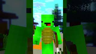 Brave Mikey Saves JJs Sister in Minecraft  MAIZEN shorts [upl. by Alekim]