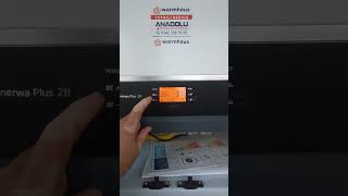 warmhaus enerwa plus 28kw kullanım şekli [upl. by Haletky]