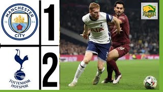 Tottenham Hotspur vs Manchester Highlights 2 1 [upl. by Breen420]