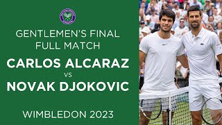 A FINAL FOR THE AGES  Carlos Alcaraz vs Novak Djokovic Full Match  Wimbledon 2023 [upl. by Rodina649]