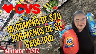 Mi compra de 70 en cvs por menos de 2 cada producto [upl. by Changaris]