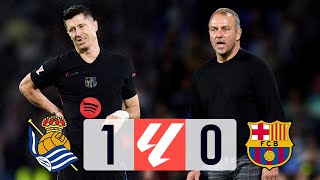 Real Sociedad vs Barcelona 10 La Liga 202425  MATCH REVIEW [upl. by Gayel]