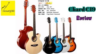 Chard C19 Acoustic Guitar  Sound Review [upl. by Sitto]