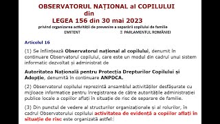 Observatorul national al copilului video1659872203 [upl. by Aural]