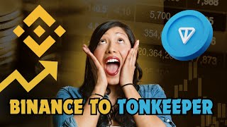 How To Transfer TON From Binance To Tonkeeper  Tonkeeper Address Tag [upl. by Neyut]