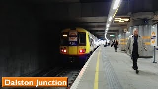 Dalston Junction  East London Line  London Overground  British Rail Class 378 [upl. by Maible92]