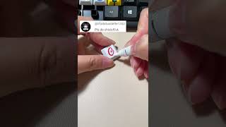 Drawing ChickfilA logo on the keyboard shorts diy art tiktok trending [upl. by Haneehs367]