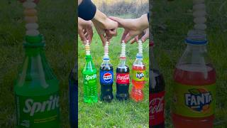 “Testing the Legend Cola and Fanta vs Sprite vs Pepsi with Mentos” 🔥😱 experiment [upl. by Ahsircal]