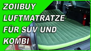 Schlafen im Kombi mit SUV Luftmatratze 🛌Skoda Octavia 3  Schlafen im Auto [upl. by Gyasi]