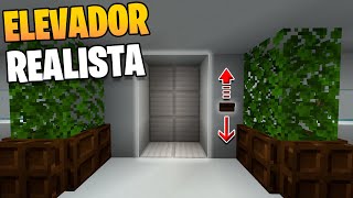 Como Hacer el Mejor AscensorElevador en Minecraft BedrockPE [upl. by Debee]