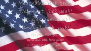 Team America  America Fck Yeah Lyrics [upl. by Anelis524]