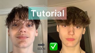 EASIEST Tutorial from Straight to Fluffy  Messy Hair🔥 [upl. by Sandry]