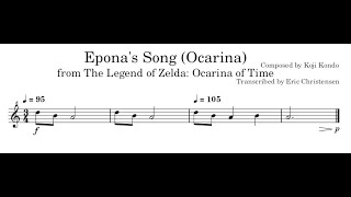 Eponas Song  The Legend of Zelda Ocarina of Time [upl. by Chinua40]