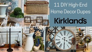 11 DIY HighEnd Home Decor Dupes Kirklands [upl. by Nniuqal]