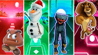 GOOMBA  OLAF  HUGGY WUGGY  ALEX  Tiles Hop EDM RUSH [upl. by Adlar80]