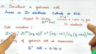 EC12Calculate the reduction potential of Zn electrode dipped in ZnSO4 using SHEElectrochemistry [upl. by Reede]