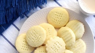 Scottish Shortbread Cookies RecipeButter Cookie RecipeShortbread Biscuits Recipe [upl. by Sulrac]