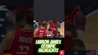 LABRON JAMES NBA PLAYER OLYMPIC HIGHLIGHTS [upl. by Remle]