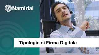 Tipologie di Firma Digitale [upl. by Ecnerwal]