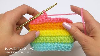 How to CROCHET for BEGINNERS  LEFT HAND Video by Naztazia [upl. by Arluene]