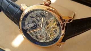 Patek Philippe Skeleton Black Gold Automatic 2014 [upl. by Nnylsaj]