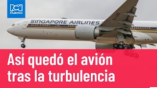 Fuertes turbulencias en vuelo de Londres a Singapur [upl. by Yenattirb]