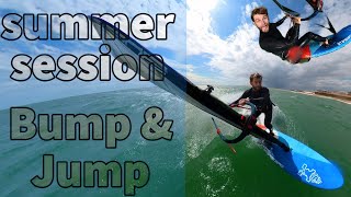 Hayling Island bump amp jump burn amp turn session the Kode 105L [upl. by Ettenot343]