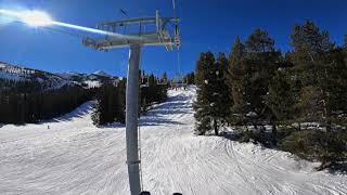 Teocalli lift at Crested Butte 5 Feb 2022 [upl. by Eillac]