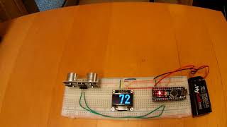 UltraschallEntfernungsmesser mit Arduino Nano [upl. by Nihhi]