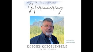 NG Kerk Vredendal  Gedenkdiens van Koegies Koegelenberg [upl. by Missi]