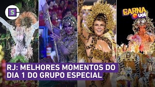 Carnaval 2024 assista aos MELHORES MOMENTOS dos desfiles do Grupo Especial  Dia 1 [upl. by Alameda]