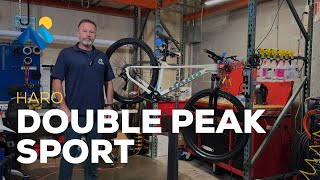 Haro Double Peak Sport Mountain Bike Review [upl. by Elyrad564]