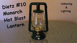 Dietz 10 Monarch Hot Blast Lantern [upl. by Renfred]