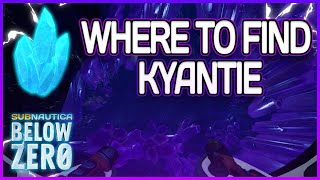 How To Get Kyanite In Subnautica Below Zero SUPER EASY AND QUICK  All The Kyanite You Will Need [upl. by Cosmo]