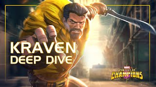 Deep Dive Kraven  Marvel Contest of Champions [upl. by Nodgnal]