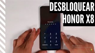 😱 Honor X8  Como DESBLOQUEAR Quitar PIN Patron Contraseña [upl. by Nealson]