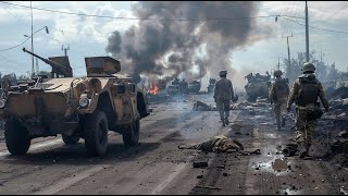 HUNDRED CORPSES IN TWO MINUTE Mali Tuareg Rebels burned down a PMC Wagner convoy in an ambush [upl. by Niltiac]