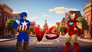 captain America vs iron man in super City [upl. by Punke956]