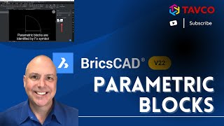 Parametric CAD Blocks in BricsCAD  Create and Modify [upl. by Suiremed]