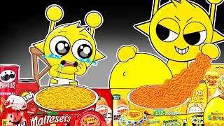 SPRUNKI Animation  SIMON Pregnant amp Baby SIMON Convenience Store Food  ASMR Mukbang [upl. by Godewyn55]