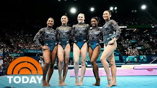 US women’s gymnastics team makes strong debut at Olympics [upl. by Shorter]