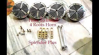 how to install 4 Roots Megasonic Horn in Splendor Plus [upl. by Calie]