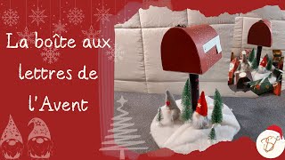 La boîte aux lettres de lAvent calendrier de lAvent  Tuto [upl. by Salvay]