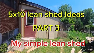 My simple lean shed Ideas part 3 [upl. by Mowbray872]