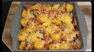 ✨😍❤️ GoldenBaked Potatoes with Garlic Butter Savory Sausage amp a Blanket of Melted Cheese 🧄🥔🧀😊😍👌👌❤️ [upl. by Waddell]